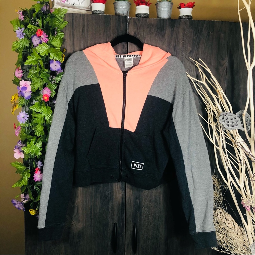 ^💙2/$40💙PINK Victoria Secret Zip Up Sweater Small - Picture 2 of 15